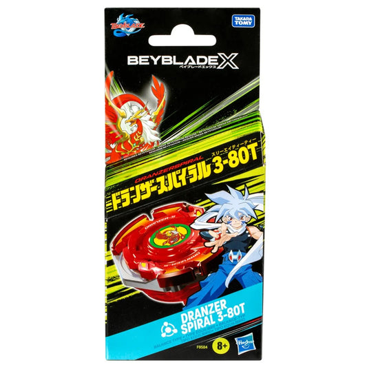 Beyblade X Dranzer Spiral 3-80T Anniversary X-Over Balance Type Right-Spinning Top and Launcher